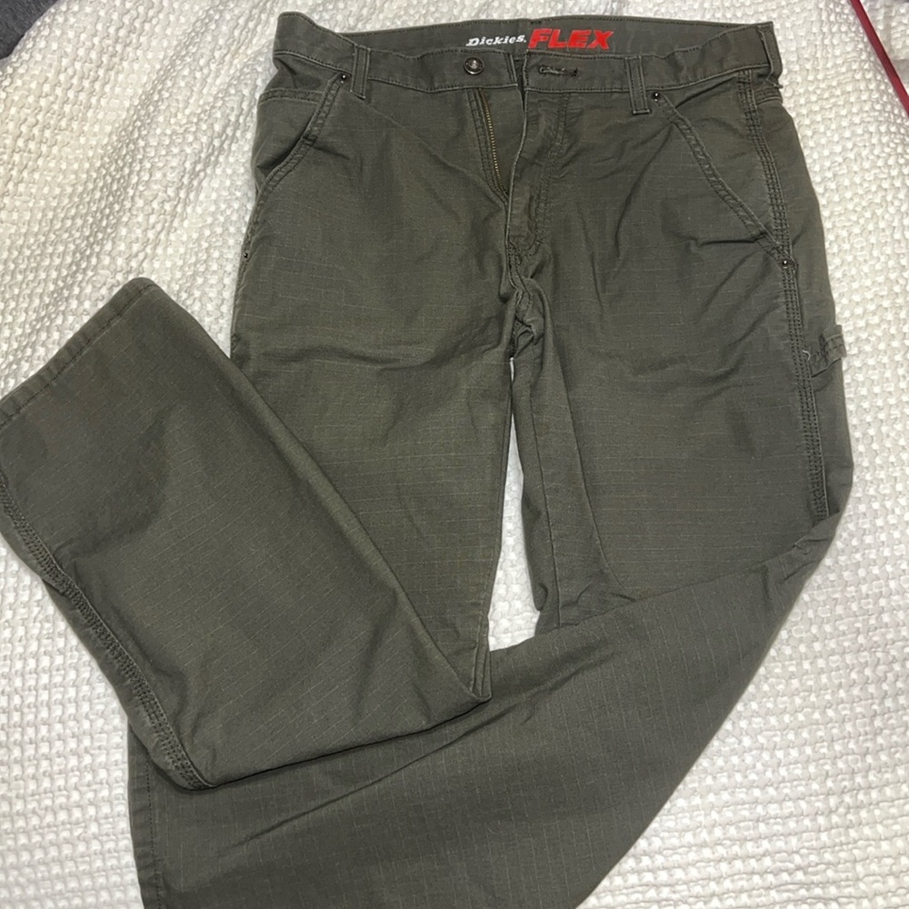 Dickies Flex Green Cargo Pants 32X30 Regular